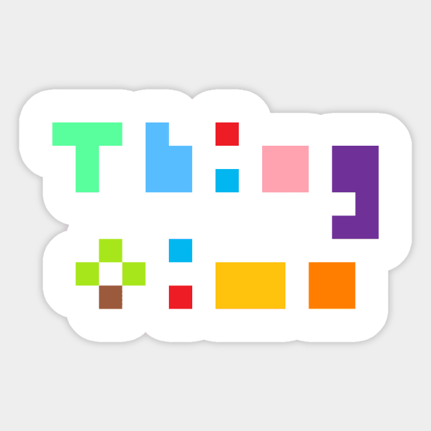 THING ↩ TIME POCKET W/SOCIALS 🌏 Sticker by Thingtime